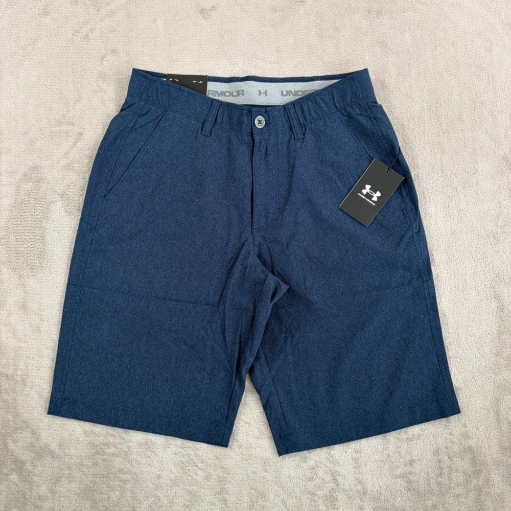 Under Armour Match Play Performance Vented Golf Shorts Navy Men 30 NWT $75